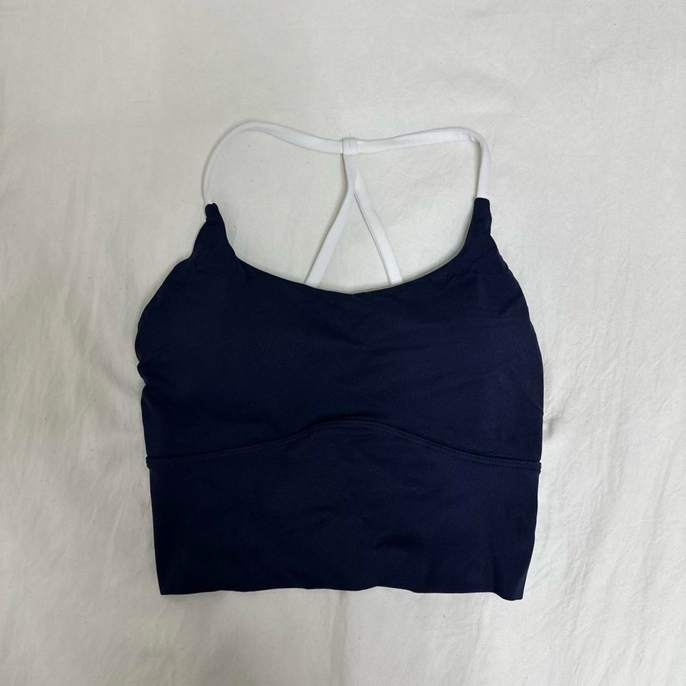 Navy Blue Strappy Tank Top